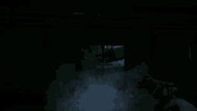 a room with a lot of smoke coming out of it