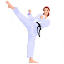 Karate Karate Girl GIF