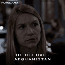 He Did Call Afghanistan The Penalty Box Carrie Mathison GIF - He Did Call Afghanistan The Penalty Box Carrie Mathison Claire Danes GIFs