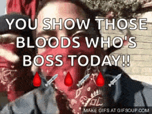 Blood Gang Pointing Down GIF - Blood Gang Pointing Down Mob GIFs