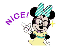 Minnie Mouse Nice GIF - Minnie Mouse Nice Wink GIFs