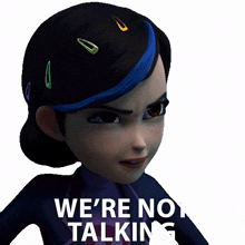 were not talking claire nu%C3%B1ez trollhunters tales of arcadia we will not talk we will keep our silence