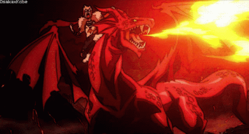 Dragon Anime GIF - Dragon Anime Flames - Discover & Share GIFs