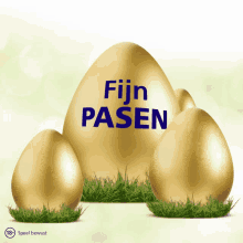 Fijn Pasen Gouden Ei GIF - Fijn Pasen Gouden Ei Vrolijk Pasen GIFs