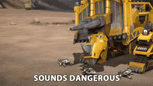Sounds Dangerous Dozer GIF - Sounds Dangerous Dozer Brian Drummond GIFs