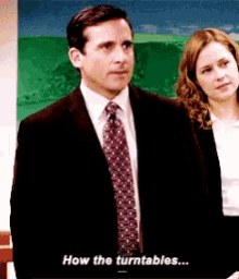 The Office How The Turntables GIF - The Office How The Turntables How The Tables Have Turned GIFs