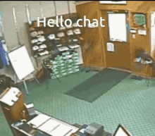 Hello Chat Hi GIF - Hello Chat Hi Falling GIFs