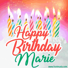 Happy Birthday Happy Birthday Marie GIF - Happy Birthday Happy Birthday Marie Marie GIFs