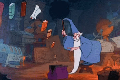 Wizard GIF - Wizard Magic Sword And The Stone - Discover & Share GIFs