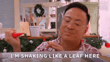 I'M Shaking Like A Leaf Here Vincent GIF - I'M Shaking Like A Leaf Here Vincent The Great Canadian Baking Show GIFs