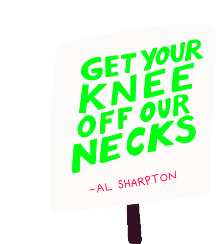 Moveon Get Your Knee Off Our Necks Sticker - Moveon Get Your Knee Off Our Necks Protest Stickers