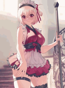 Maid Anime Maid GIF - Maid Anime Maid Cute Anime Girl GIFs