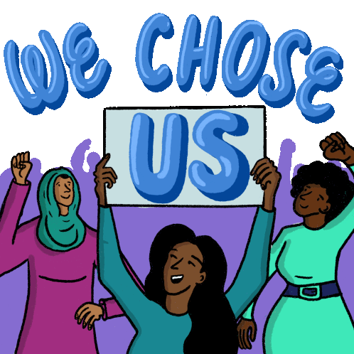 We Choose Us Womens Voting Rights Sticker - We Choose Us Womens Voting Rights Voting Rights Stickers