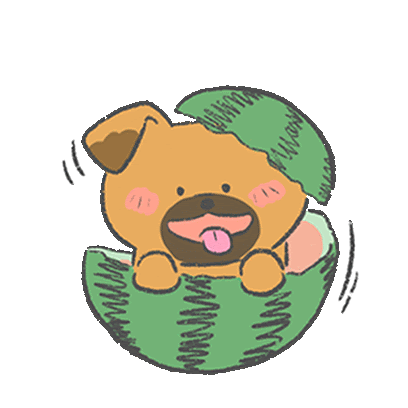 Doggie Nunu Sticker