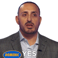 Yes Domenic Sticker - Yes Domenic Family Feud Canada Stickers