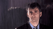 tenth doctor crying in the rain