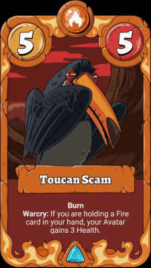 toucan scam goons of balatroon card game p2e gob