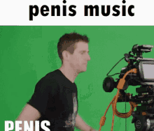 penis music linus linus tech tips dance green screen