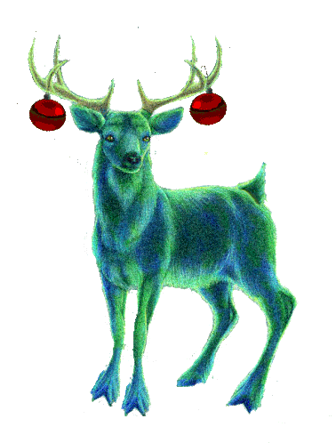 Boldog Karácsonyt Deer Sticker - Boldog Karácsonyt Deer Christmast Deer Stickers