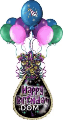 Happy Birthday Balloons GIF - Happy Birthday Balloons Greetings GIFs