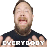 Everybody Ryan Bruce Sticker - Everybody Ryan Bruce Fluff Stickers