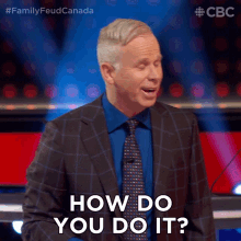 How Do You Do It Gerry Dee GIF - How Do You Do It Gerry Dee Family Feud Canada GIFs