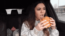 Steph Pappas Sonic Drive In GIF - Steph Pappas Sonic Drive In Peanut Butter Burger GIFs