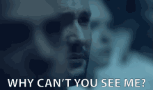 Why Cant You See Me Blind GIF
