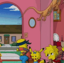 simpsons anime pikachu naruto homer