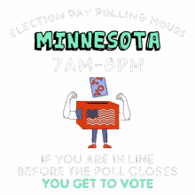 minnesota mn election day polling hours 7am8pm vote