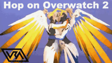 Overwatch Mercy GIF - Overwatch Mercy Hop On GIFs