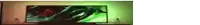 a picture of a tv with a green background