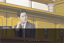 Suho Ace Attorney Gif Meme Suho Exo GIF - Suho Ace Attorney Gif Meme Suho Exo Exo Pussy Fishy Gif GIFs