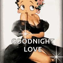 Good Night Sparkles GIF - Good Night Sparkles Betty Boop GIFs