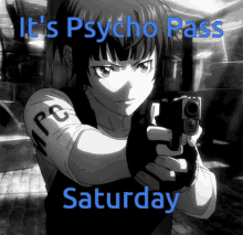 Psycho Pass Saturday GIF - Psycho Pass Saturday GIFs