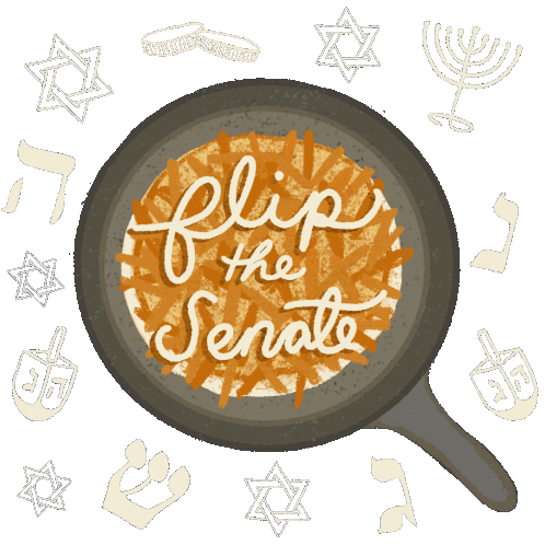 Flip The Senate Senate Sticker - Flip The Senate Senate Georgia Senate Stickers