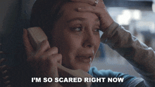 I'M So Scared Right Now Elle Brody GIF - I'M So Scared Right Now Elle Brody Godzilla GIFs