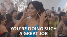 You'Re Doing Such A Great Job Isa GIF - You'Re Doing Such A Great Job Isa Neon GIFs