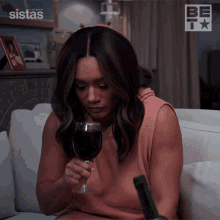 Drinking Wine Fatima GIF - Drinking Wine Fatima Sistas GIFs