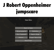 Minecraft Oppenheimer Jumpscare GIF - Minecraft Oppenheimer Jumpscare GIFs