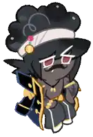 a cartoon character with a mustache and a bandage on his head .