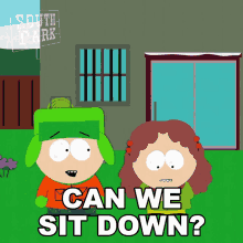 Can We Sit Down Kyle Broflovski GIF - Can We Sit Down Kyle Broflovski Rebecca Cotswolds GIFs