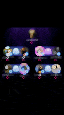 a blurred image of donuts with the words " asarimsan ailesi " at the bottom