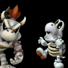 Mario Squelettes Cring GIF - Mario Squelettes Cring GIFs