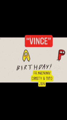 Happy Birthday Vince Happy Birthday To You GIF - Happy Birthday Vince Happy Birthday To You Happy Birthday GIFs
