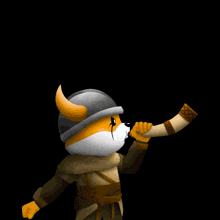 a poster with a fox blowing a horn and the words $ x00 flo