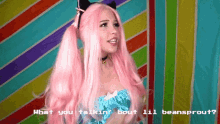 Belle Delphine What You Talkin Bout Lil Beansprout GIF