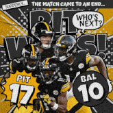 Baltimore Ravens (10) Vs. Pittsburgh Steelers (17) Post Game GIF - Nfl National Football League Football League GIFs