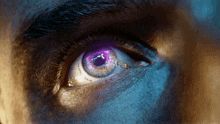 Cyberpunk 2077 Eyes Purple GIF