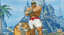 Sagat Street Fighter GIF - Sagat Street Fighter Tiger GIFs